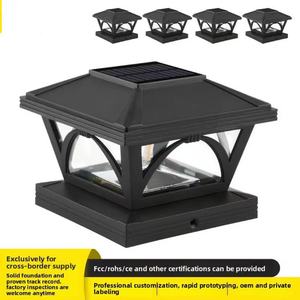 Lámpara Decorativa para Exteriores, Resistente al Agua, con Energía Solar, para Jardín, Patio, Poste de Valla, Lámpara Solar para Pilar - Product Image 5