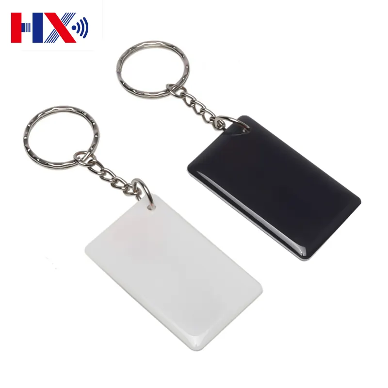 Gantungan Kunci Epoxy QR Code Epoxy NFC Tag RFID Yang Dapat Dicetak