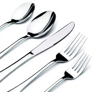 Ensemble de couverts en acier inoxydable pour salade, ensemble d'outils de cuisine éblouissants - Product Image 1