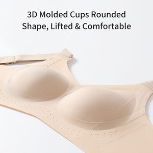 <span class=keywords><strong>Reggiseno</strong></span> Femminile all'Ingrosso, Taglia Grande per Seno Abbondante, Stile Quotidiano, Comodo Push-up Senza Cuciture per Donne - Product Image 4