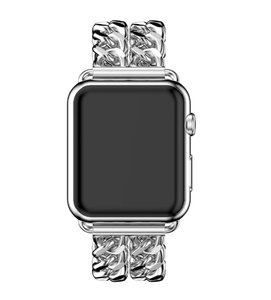 <span class=keywords><strong>Bracelet</strong></span> de montre en alliage de zinc à la mode 38mm 40mm 42mm 44mm pour <span class=keywords><strong>Apple</strong></span> <span class=keywords><strong>Watch</strong></span> femmes <span class=keywords><strong>Bracelet</strong></span> décoratif exquis pour femmes - Product Image 4
