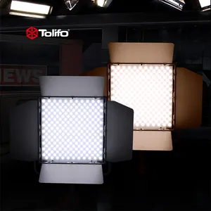 Tolifo LED fotoğraf stüdyosu kayıt Video aydınlatma kısılabilir fotoğraf paneli Youtube canlı için uzaktan ile dolgu ışığı