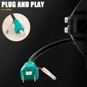 Conjunto de Faros LED para Motocicleta de 5.75 Pulgadas, Diseño Robusto 3 en 1 (Hi/Lo/DRL), para Harley y Construcciones Personalizadas - Product Image 3