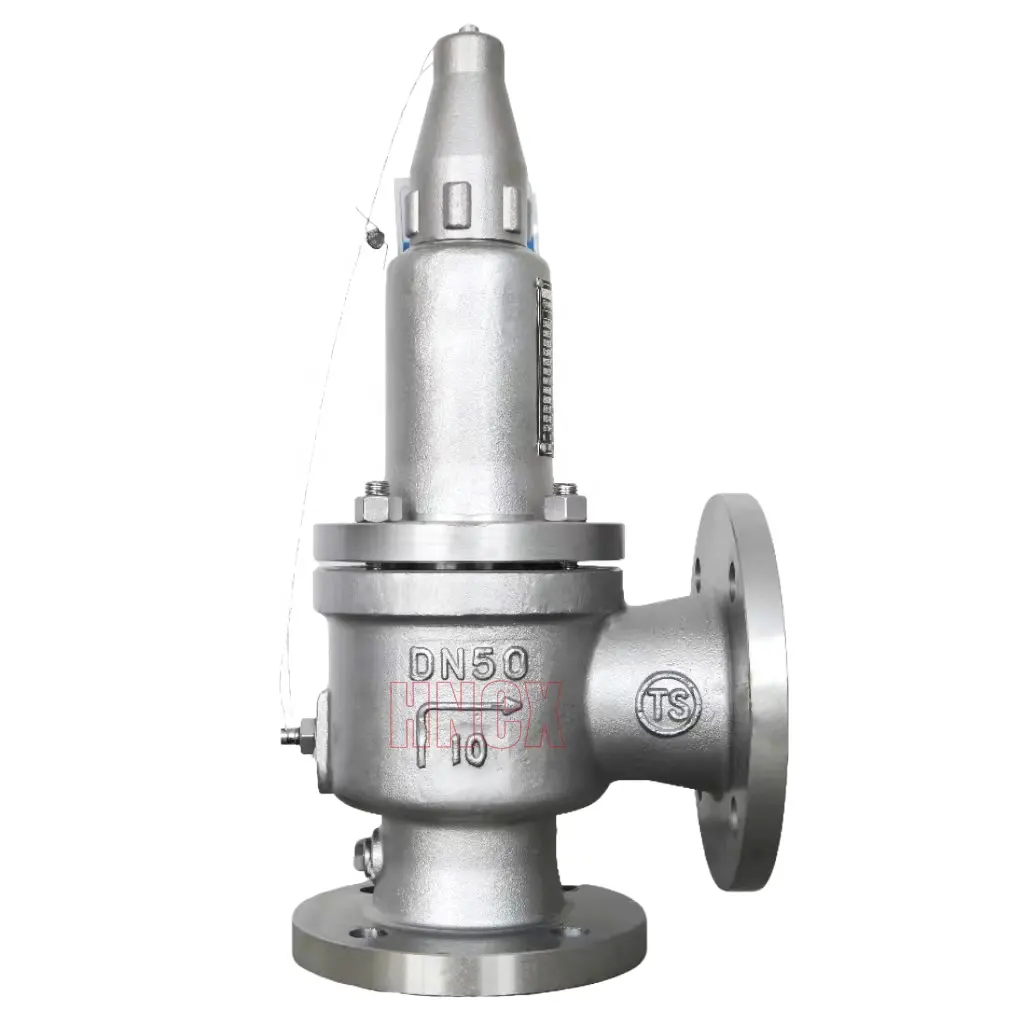 TS Certification A42W stainless steel safety valve Natural gas liquefied gas automatic pressure relief valve flange safety valve