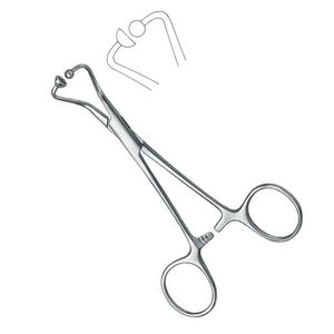 Pinza para toallas Backhaus de acero inoxidable quirúrgico personalizada de 11.5cm-14cm con articulación de bola, venta al por mayor, precio OEM - Product Image 6