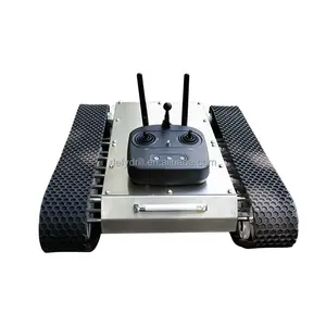 Robot Rubber Track Robot Chassis Platform With Multi-stage Christie Shock Absorption Structure