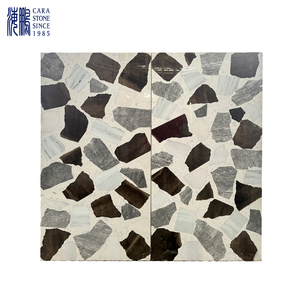 Dalles de terrazzo artificielles à prix d'usine, dalles de pierre artificielle sans rayonnement, pierre artificielle facile à nettoyer pour comptoirs de cuisine - Product Image 3
