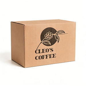 Caja de Cartón Cuadrada Grande con Logotipo Personalizado, Caja de Embalaje de Cartón Corrugado para Envío - Product Image 1