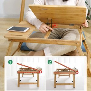 Combohome Bamboo Bean Bag Lap <strong>Tray</strong> With Sloth for Ipad Laptop Desk <strong>Cushion</strong> Children Lap <strong>Tray</strong> With Leg - Product Image 6