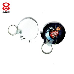 <span class=keywords><strong>Porte</strong></span>-clés en <span class=keywords><strong>bois</strong></span> en forme de Apple, accessoire créatif, sublimation, blanc, double face - Product Image 4