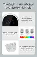 Meilleure vente Mini déshumidificateur ultra-silencieux Écran tactile LCD intelligent pour air humide Chambre à coucher Bureau Armoire Source d'alimentation électrique