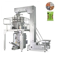 Vertikale 135 Beutel/min Hochgeschwindigkeits-Popcorn-Trail-Mix Geröstete Kichererbsen Bohnen Snack Nuts Verpackungs maschine