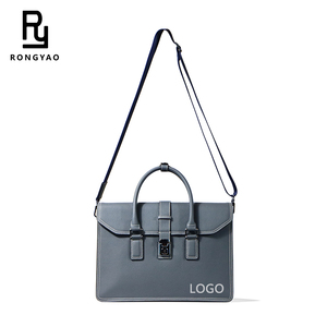 Tùy chỉnh-thực hiện sang trọng kinh doanh duy nhất-vai Crossbody Túi máy tính chất lượng cao người đàn ông của da cặp cổ điển - Product Image 5