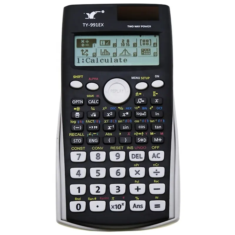 12 Digital Scientific Calculator Dual Power Scientific Calculator 552 Functions Electronic Calculator