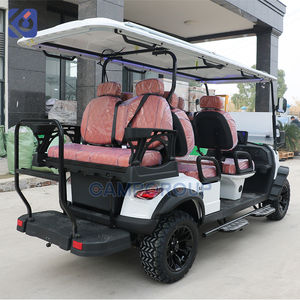 Carrello da Golf a benzina di Design di lusso 6 posti sollevato da Golf Buggy da strada alimentato a Gas Club Car EPA supporto turismo Golf Car - Product Image 6