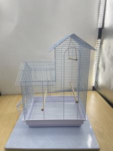 Dekoratif tel asılı kuş üreme kafesi - Product Image 4