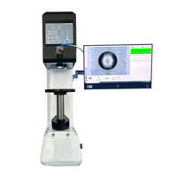 Probador de dureza Brinell micrómetro óptico ocular CARGA AUTOMÁTICA permanencia descarga software control host Brinell prueba