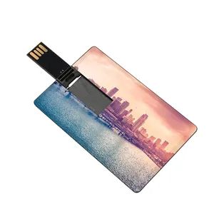 Usb Stick Drive Custom Printing Bank Credit Card Flash Drive 8Gb 16Gb 32Gb Pen Drive Usb Stick