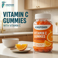 Complément alimentaire en gommes à la vitamine C avec soutien immunitaire et antioxydant, 60 gommes