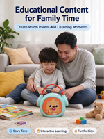Lecteur d'histoires audio pour enfants avec cartes de lecture, jouet éducatif en anglais pour l'apprentissage précoce