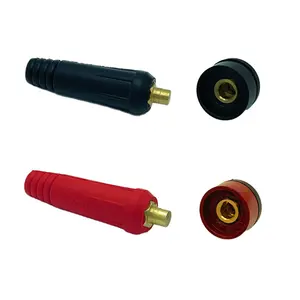 10-25 Tig welding quick fast plug male and female welding cable connectors plug and socket