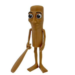 Tungtungtungsahur 3D impreso palo de madera <span class=keywords><strong>hombre</strong></span> montañas americanas mares parodia descompresión figura de juguete estatua - Product Image 5