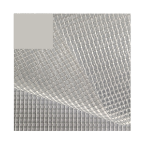 100% <span class=keywords><strong>Polyester</strong></span> Dệt Kim Đồng Bằng Nhiều Lớp Warp 240G 270G Trọng Lượng Nhẹ NFPA Vải Lưới Màu Vàng 6T Vải Tráng PVC Vải Tarp Vải - Product Image 6