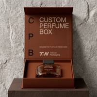 Scatola Regalo di Lusso Personalizzata per Colonia Marrone e Scatola Magnetica per Profumo con Scatola di Carta Profumata per Confezione Fragranze