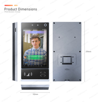 HFSecurity-cerradura de puerta de reconocimiento facial, Software de asistencia con Software, impermeable, IP67, Android 11, FR08