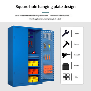 Armoire à outils en fer robuste GGlobal, double porte épaissie, rangement multifonctionnel avec 4 tiroirs, provenant de Guangdong, Chine - Product Image 2