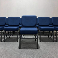 Chaises d'église en gros, chaises d'église empilables avec logo personnalisé, chaises de banquet à structure métallique pour église, auditorium, mariage