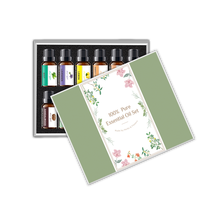 Ensemble d'huiles essentielles d'aromathérapie, diffuseur à roseaux, huile naturelle de qualité supérieure, top 6, 100% pure, pour voiture, cuisine, menthe, emballage OEM, lot de 12 pièces