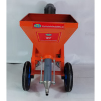 Nouvelle machine électrique de construction pour le plâtrage du ciment, mélangeur haute efficacité, machine à projeter du mortier avec moteur de 3,8 kW