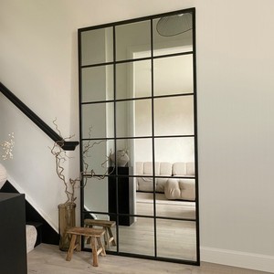 <span class=keywords><strong>Espejo</strong></span> Cuadrado de Hierro Forjado al por Mayor, Estilo Industrial, <span class=keywords><strong>Espejo</strong></span> con Diseño de Rejilla para Decoración del Hogar, Compra al por Mayor, Precio Económico, Envío Rápido - Product Image 4