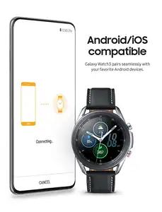 Memoria de entrenamiento diario Mensajería de texto Reloj inteligente usado para Samsung Galaxy Watch 3 Lte