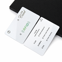 Carte RFID NFC en PVC personnalisée avec puce NTAG213 13,56 MHz, carte intelligente sans contact étanche, OEM