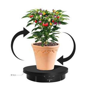 <span class=keywords><strong>Platine</strong></span> Tournante Électrique 3-en-1 avec Télécommande, Plateau Rotatif de Présentation pour Photographie, 3 Vitesses (8/15/30 TR/MIN), Capacité 3 kg - Product Image 4