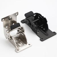 Charnière pliante autobloquante en acier à 180 et 90 degrés pour pieds de table - Accessoires de quincaillerie pour tables basses/de salle à manger extensibles