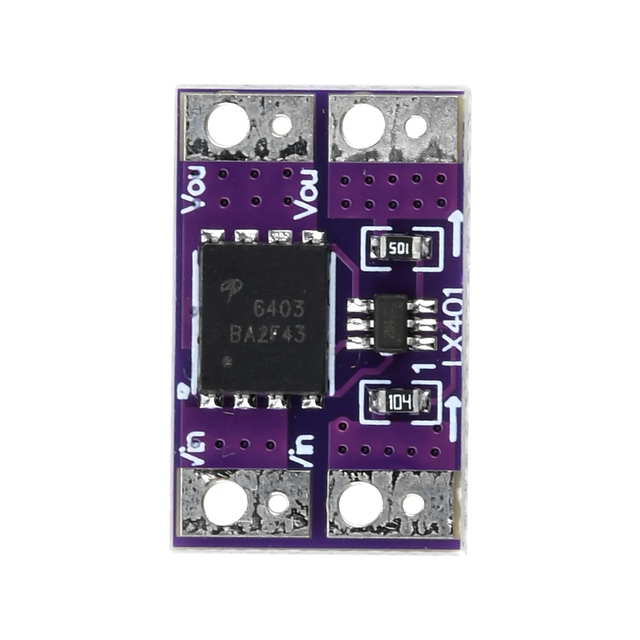 10A Ideal Diode Module 3~26V Low Internal Resistance Analog Rectifier Solar Charging Backflow Prevention Module