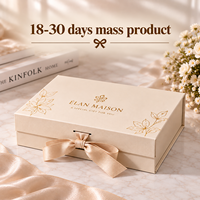 Boîte cadeau magnétique rigide en carton avec fermeture à ruban pour bijoux, chapeaux, cravates, ceintures - Recyclable et personnalisable