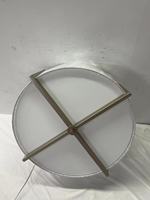 Pour le plafonnier LED moderne en bronze foncé répertorié UL pour Hilton Garden Inn Hotel Design simple avec couvercle en acrylique et base en acier