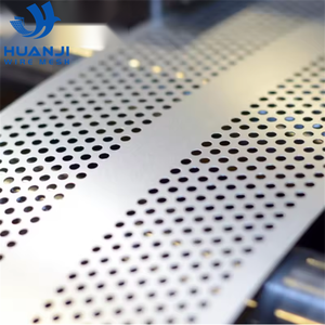 יריעת רשת מחוררת מפלדת אל-חלד 304 316 עם חור עגול 1 מ\\\"מ, עם שירותי חיתוך וכיפוף, מתכת מחוררת - Product Image 4