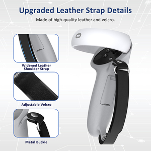 <span class=keywords><strong>Para</strong></span> <span class=keywords><strong>Oculus</strong></span> Quest 2 Protección completa Anti caída Controlador de silicona Grip Cover Funda protectora - Product Image 4