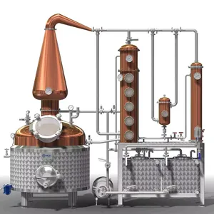 METO distilling equipment 1000L distiller vodka Distillation Equipment Column distill for sale