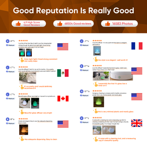 Bán Buôn Di Động Khuếch Tán Không Khí <span class=keywords><strong>200Ml</strong></span> Siêu Âm Thủy Tinh Khuếch Tán Hương Thơm LED Ánh Sáng Hương Liệu Tinh Dầu Khuếch Tán Cho Nhà - Product Image 5