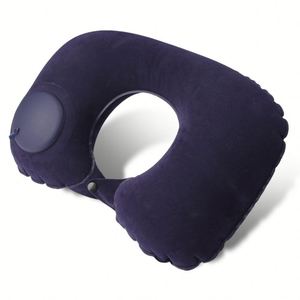 Custom Inflatable U-Shaped Automatic Inflation Portable Travel Neck <b>Pillow</b> for Airplane and Outdoor - Product Image 5