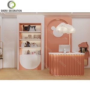 Baby Shop Design Custom Kids Clothing Store Display Rack Clothing Display Fixture Garment Stand For Kids Clothing Store Showcase - Product Image 4