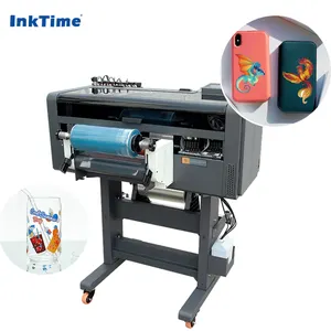 30 CM 3XP600 uv dtf cup wraps printer stick anywhere uv ab film printer 2in1 laminator film uv dtf printer for logo ab roll film