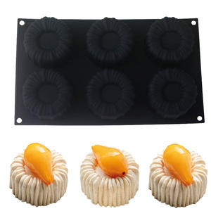 <span class=keywords><strong>Moule</strong></span> en silicone pour gâteau mousse Early Rise, <span class=keywords><strong>moule</strong></span> texturé pour <span class=keywords><strong>charlotte</strong></span>, <span class=keywords><strong>moule</strong></span> à dessert français, <span class=keywords><strong>moule</strong></span> à chocolat - Product Image 2