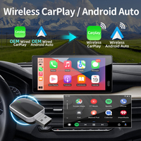 JMC USB inalámbrico CarPlay Dongle compatible con WIFI BT Google Map Control de voz fácil de instalar